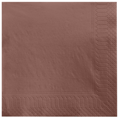 Image de SERVIETTES 33/33 BRUN 20 X 100PC