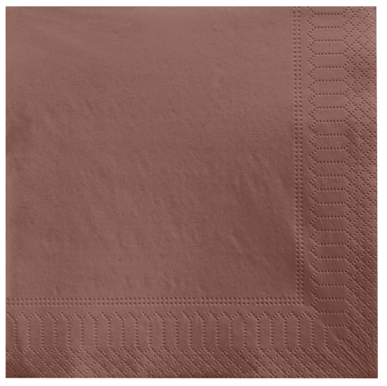 Image de SERVIETTES 33/33 BRUN 20 X 100PC