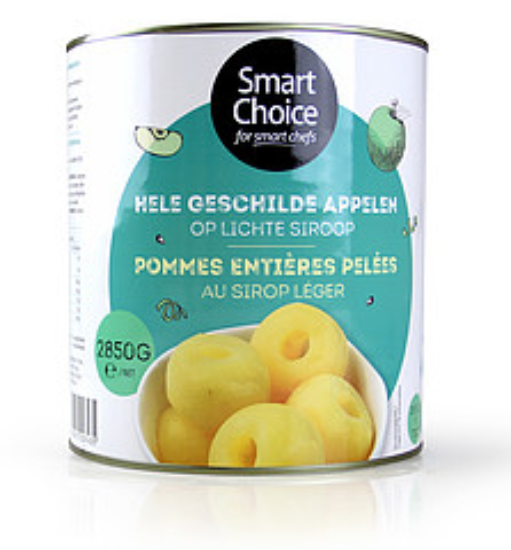 Image de POMMES ENTIERES EVIDEES 2850GR SMART CHOICE