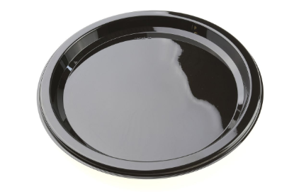 Image de ASSIETTE ROND NOIR d23CM SABERT (25pcs)