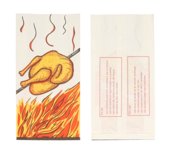 Image de SACHET POULET ROTI 130° 180X60X345mm (500pcs)