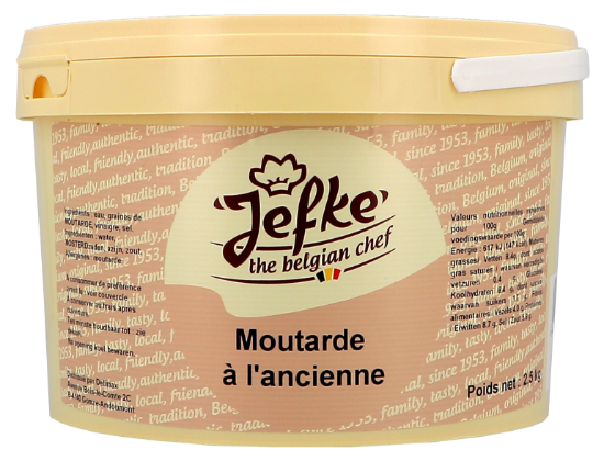 Image de MOUTARDE DE GRAIN A L'ANCIENNE JEFKE 2,5KG