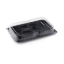 Image de PLATEAU NOIR RECT+DOME 46X30  SABERT (25pcs)