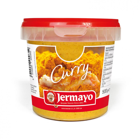 Image de SAUCE CURRY 6X500GR JERMAYO
