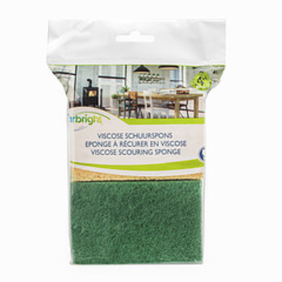 Image de EPONGE A RECURER JAUNE-VERT (4pcs)