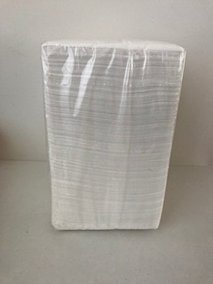 Image de SERVIETTES BLANCHES 1PLI 33X33 (500pcs)