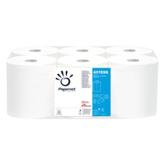 Image de MIDI PAPIER ESSUYAGE 2 PLIS BLANC (6pcs)