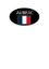 Image de AUTOCOLLANT "AUBRAC" 45X27 1000PCS
