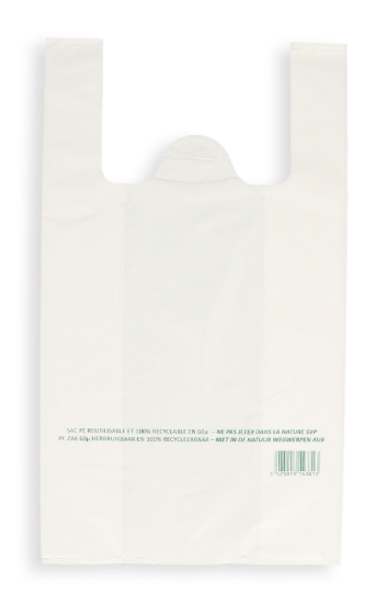 Image de VALISETTE BLANCHE 60my 27x12x48cm (500pcs)