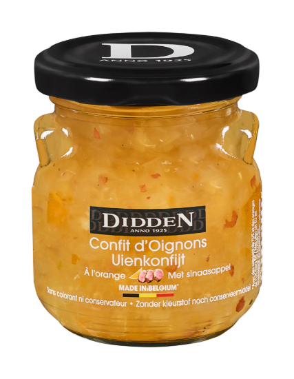 Image de CONFIT D'OIGNONS A L'ORANGE 6x150gr Didden