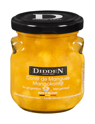 Image de CONFIT DE MANGUE AU GINGEMBRE 6x150gr Didden
