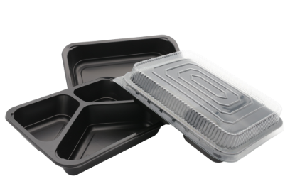 Image de RAVIER PP NOIR 227X178X50mm 1-COMP (360pcs)